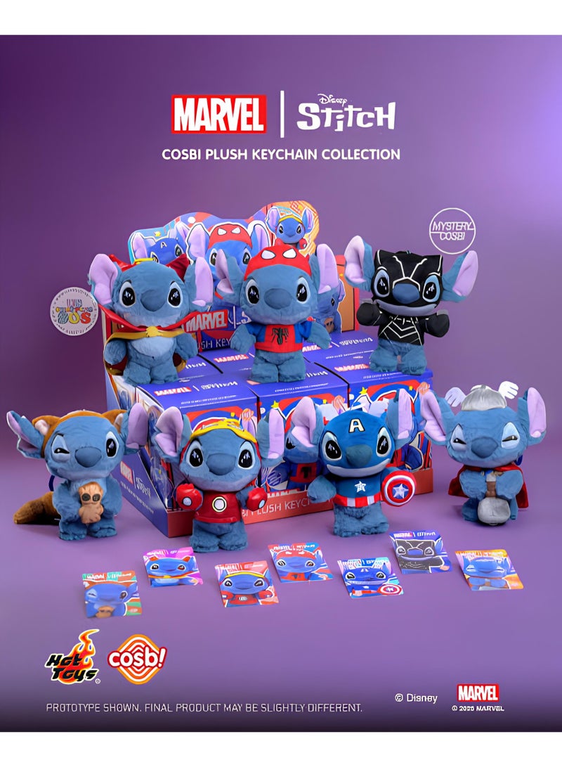 ستيتش مارفل لعبة محشوة ناعمة وفريدة من نوعها متوسطة الحجم للأطفال والكبار (لون عشوائي) - Image 2